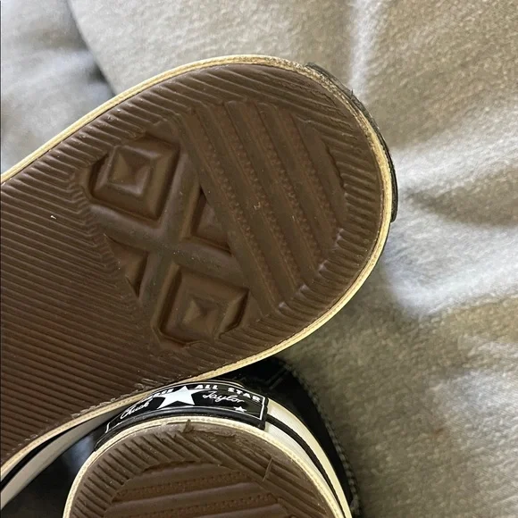 Converse Chuck 70s Classic Black High-Tops ECU Men’s 6, Women’s 8 - Picture 5 of 7